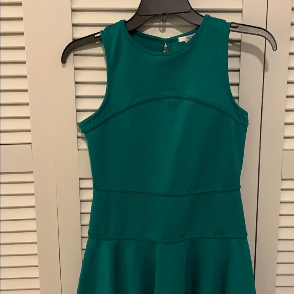 Green-minty dress.
